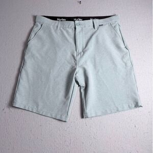 Mens Hurley Hybrid Spacedye Walk Short Size 36 Lt. Gray Golf Walking Quick Dry